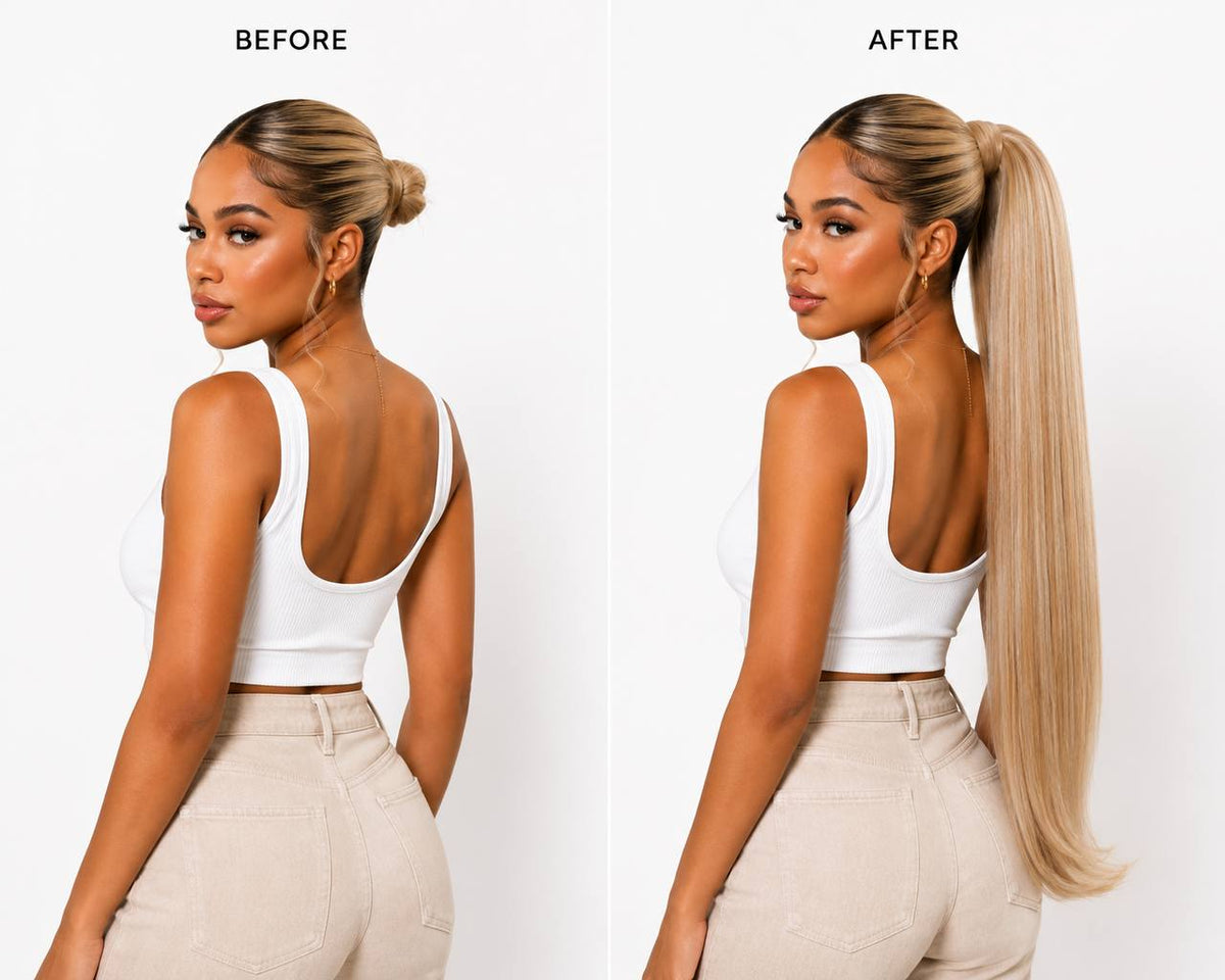 Wrap Around Ponytail