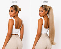 Wrap Around Ponytail