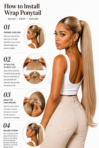 Wrap Around Ponytail