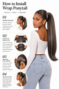 Wrap Around Ponytail