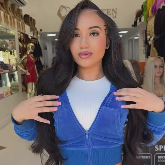 Hair Queen LA Closure Bundle Deal – 3 Body Wave Bundles with 5x5 HD Lace Closure install