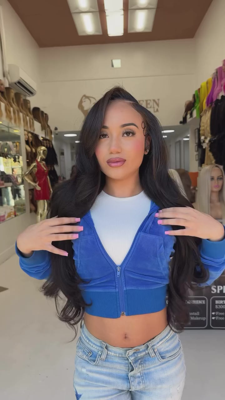 Hair Queen LA Closure Bundle Deal – 3 Body Wave Bundles with 5x5 HD Lace Closure install
