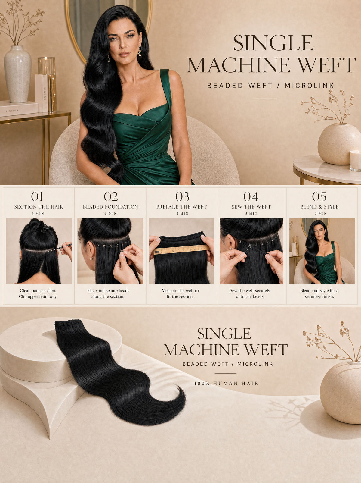 Single Machine Weft