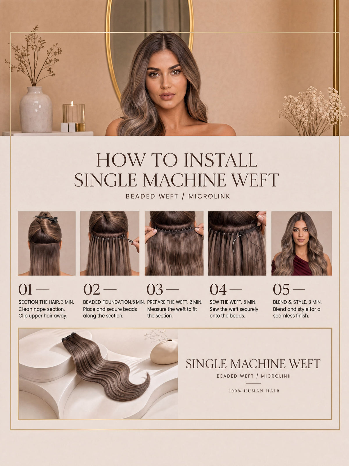 Single Machine Weft