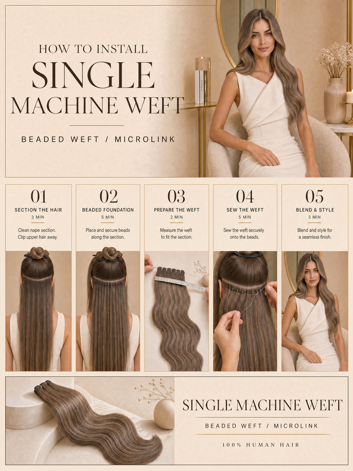 Single Machine Weft
