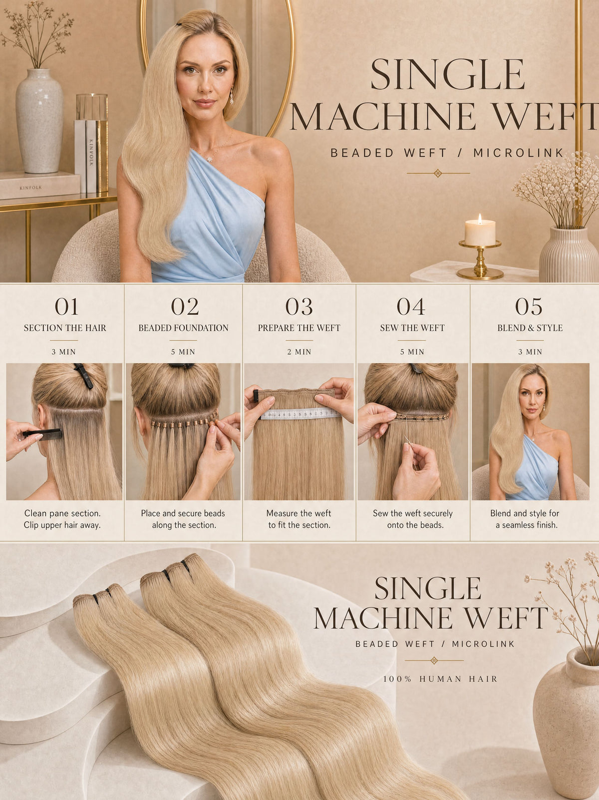 Single Machine Weft