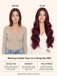 Invisible Tape-In Extensions