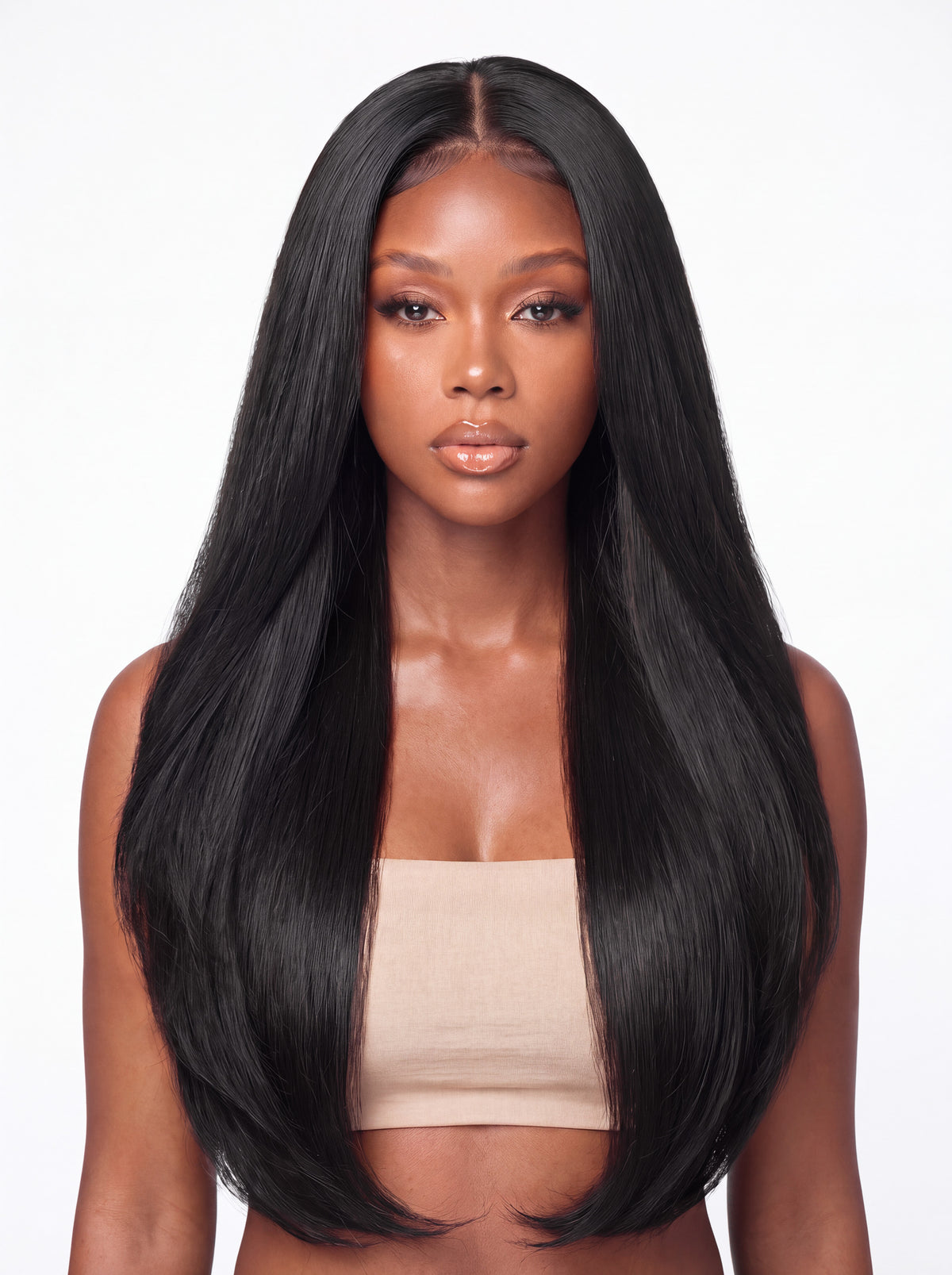 Straight  U-Part Wig