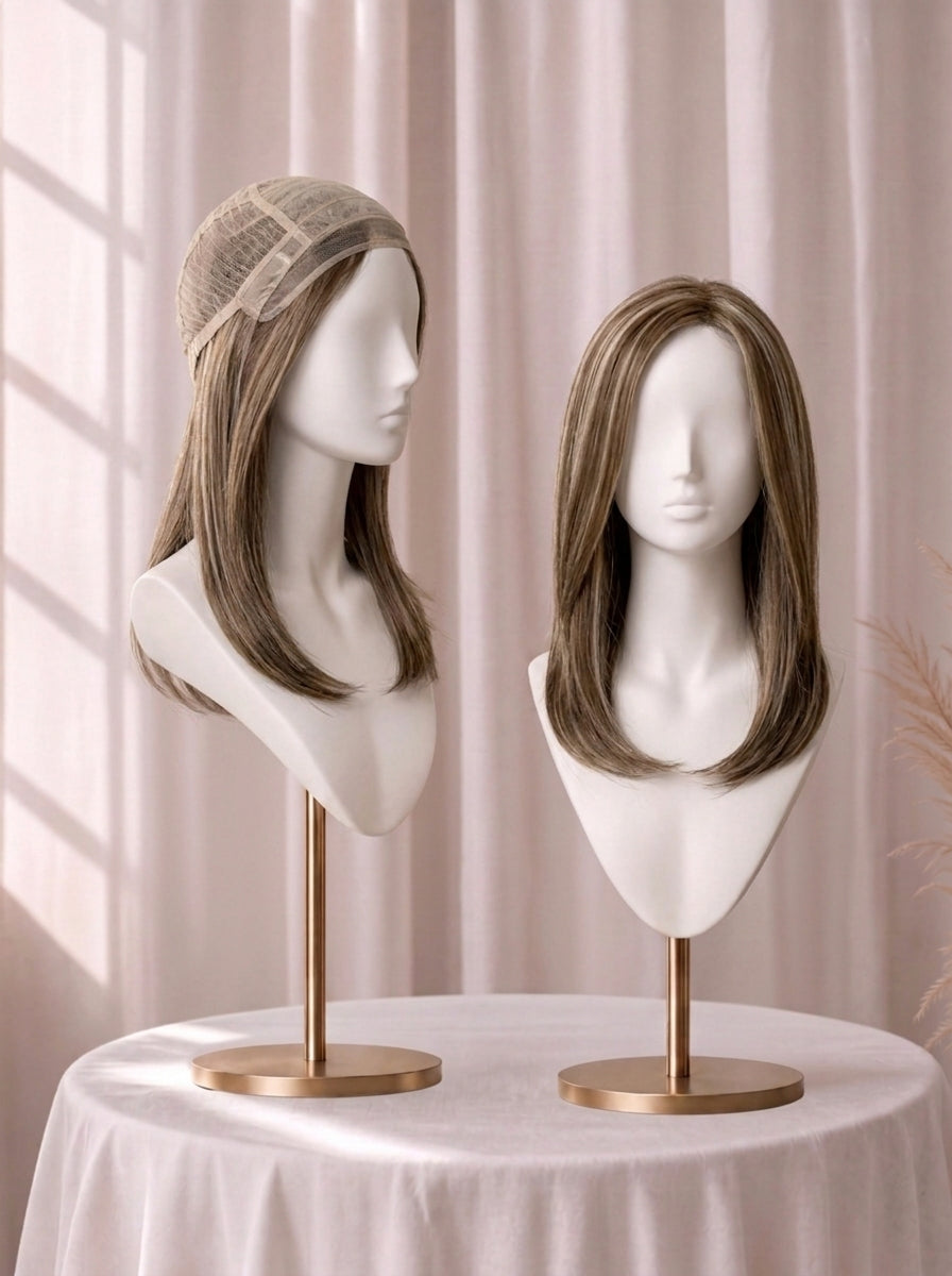 EW40 French Lace Front European Virgin Hair Medical Wig