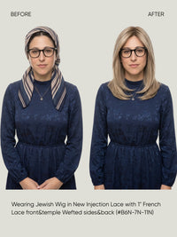 EW40 French Lace Front European Virgin Hair Medical Wig