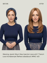EW40 French Lace Front European Virgin Hair Medical Wig