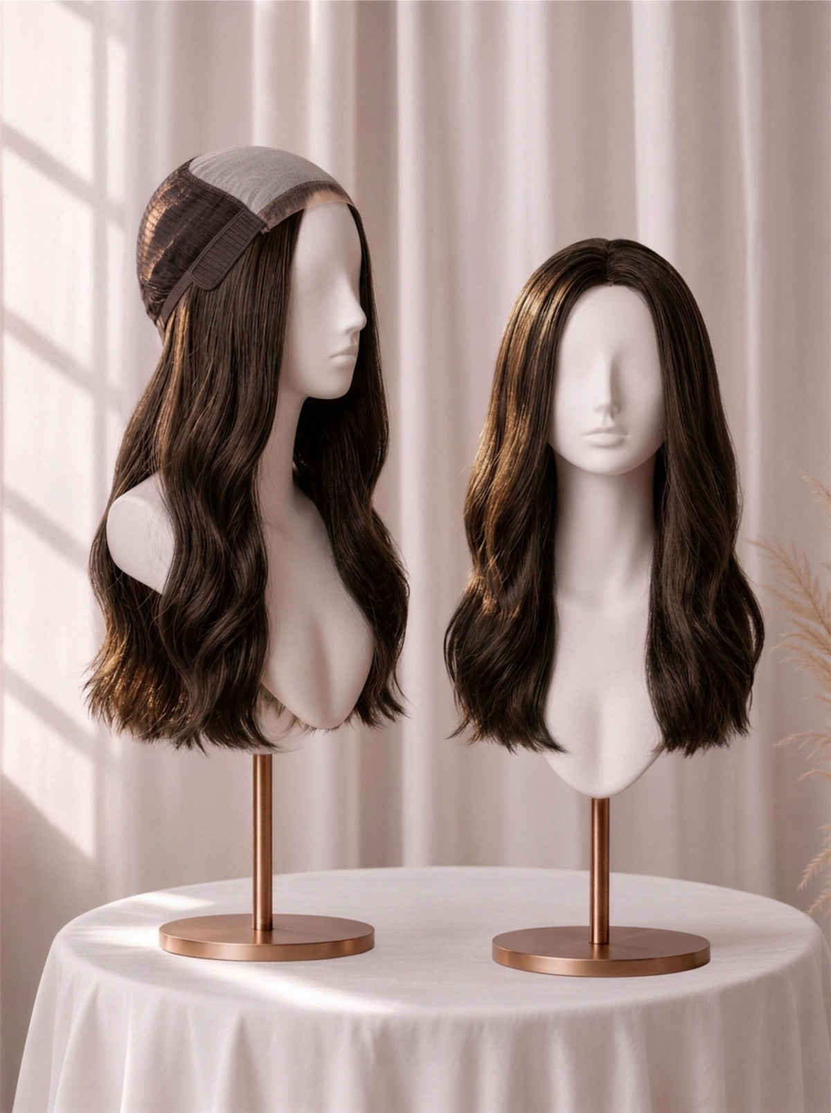 JW23 Silk Top Folded Lace Front Chinese Remy Hair Jewish Wig