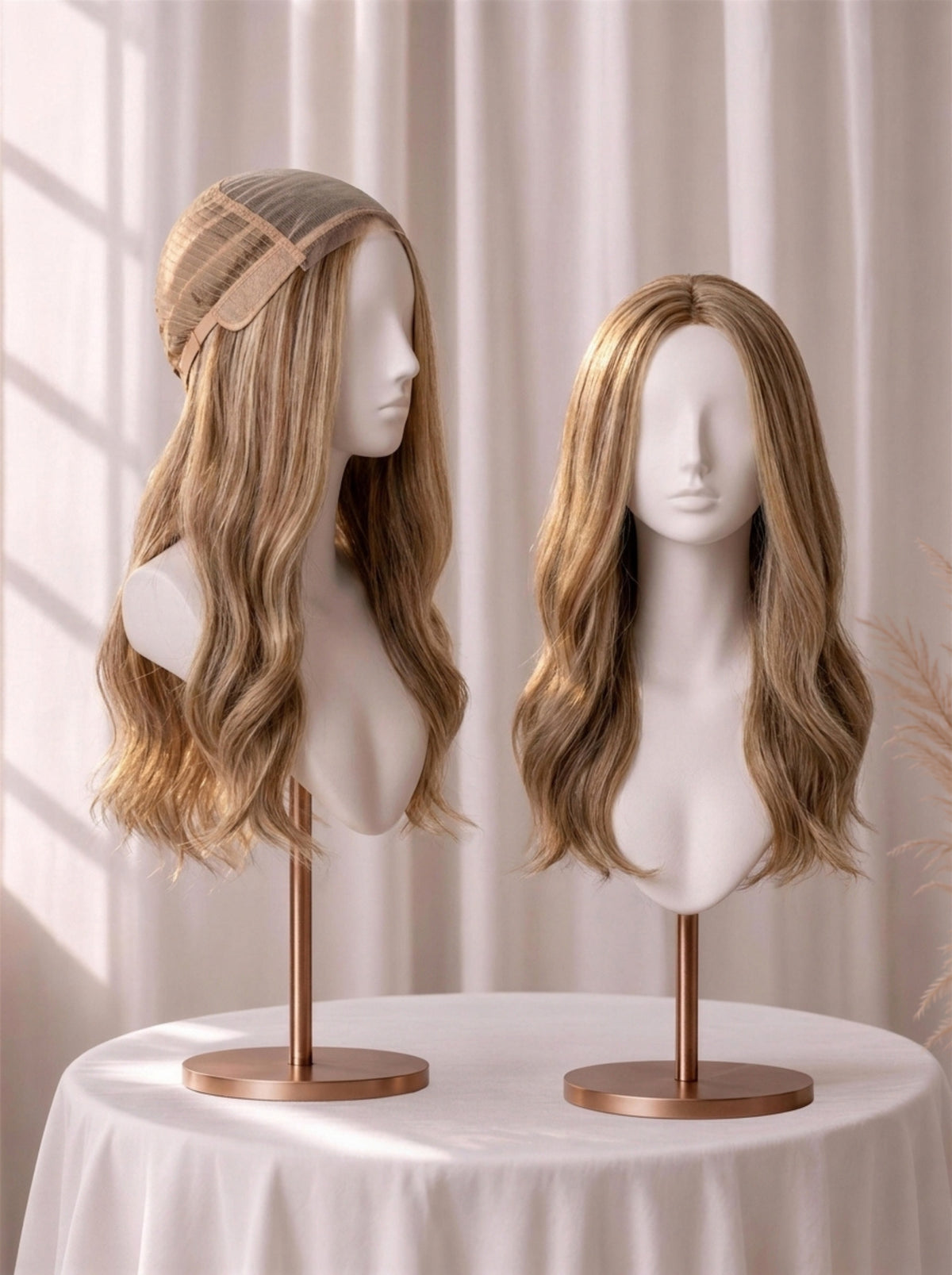 JW23 Silk Top Folded Lace Front Chinese Remy Hair Jewish Wig