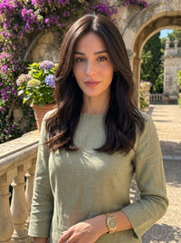 JW23 Silk Top Folded Lace Front Chinese Remy Hair Jewish Wig