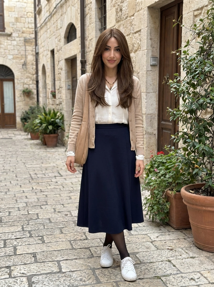 4x4 Silk Top with Flower Net Cover and Wefted Sides & Back Sheitel Jewish Wig