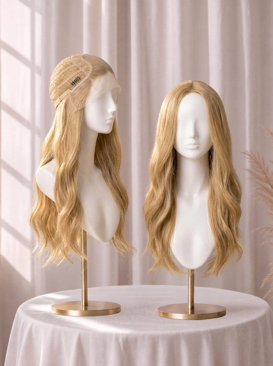 French Lace in Front, Top & Mono Cover with Wefted Sides & Back Jewish Wig