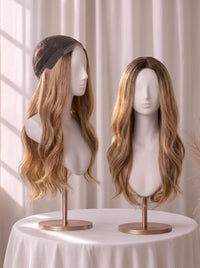 Mono Top with 1/2" French Lace Front and Wefted Sides & Back Medical Wig