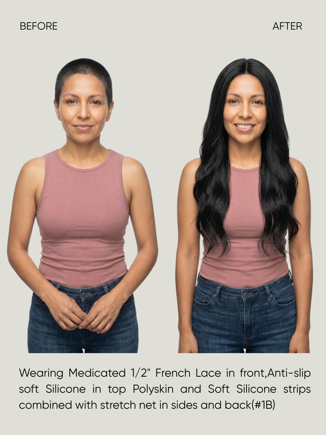 Mono Top French Lace Medical Wig