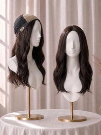 1/2" Welded Lace Front Top with Diamond Net Cover Medical Wig