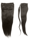 Straight Half Up Half Down Ponytail
