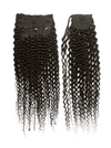 Curly Half Up Half Down Ponytail