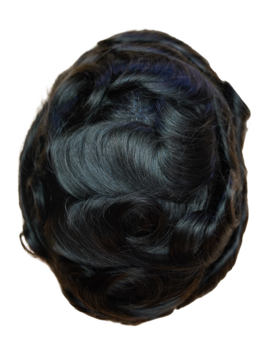 C-Thinskin #3 100% Human Hair Men's Toupee