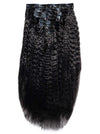 Kinky Straight Seamless Clip-in Extensions