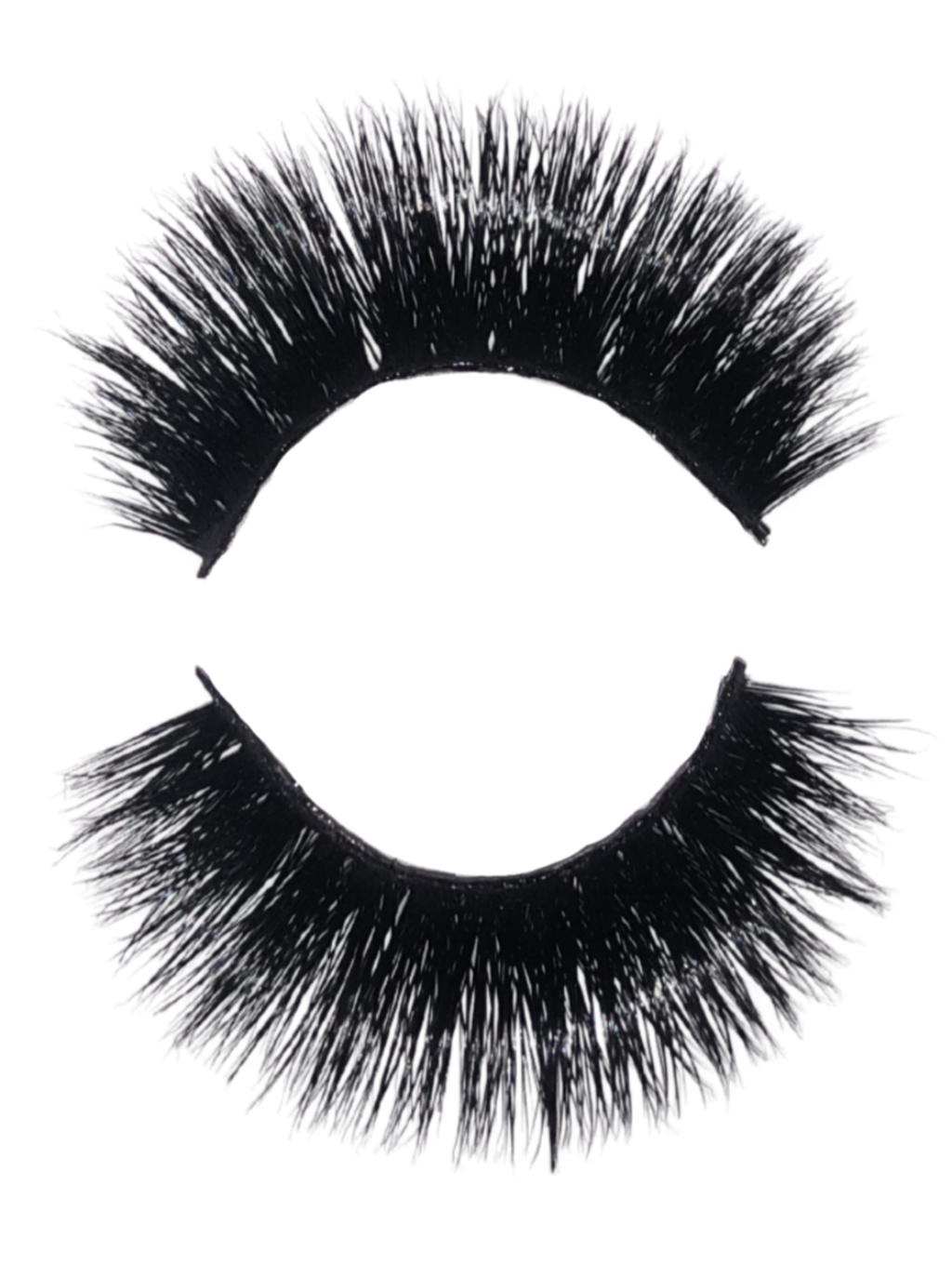 Mike Lashes false eyelashes, long black wispy lash strip