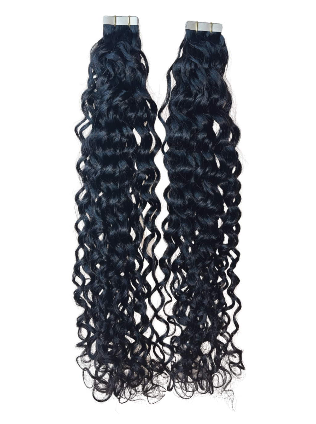 1B/Natural Black Water Wave Tape-In Extensions