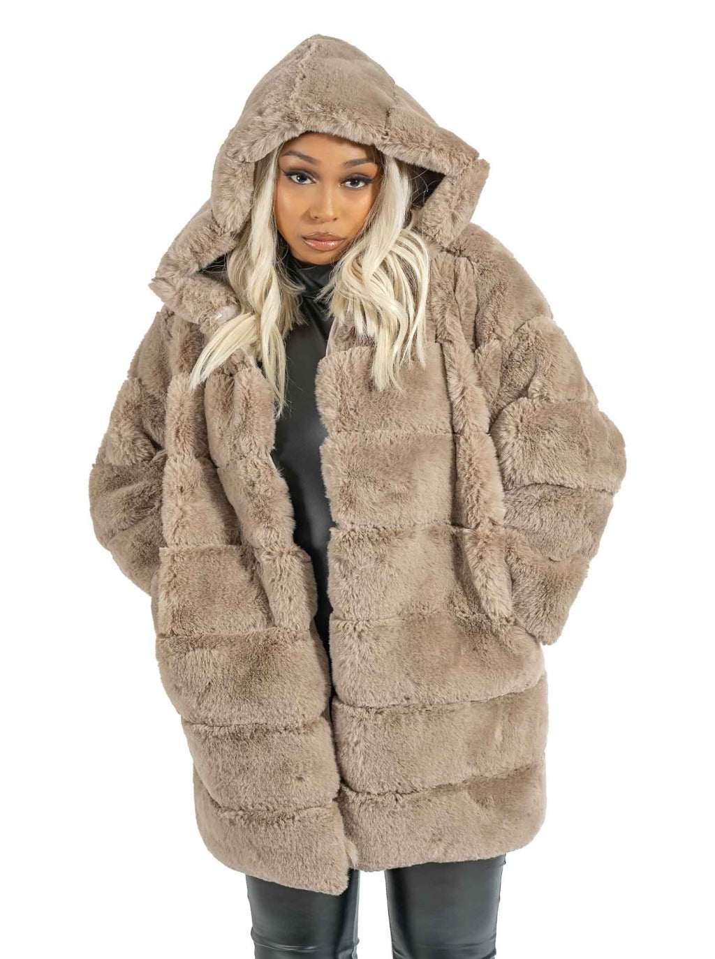 Puffy Beige Coat