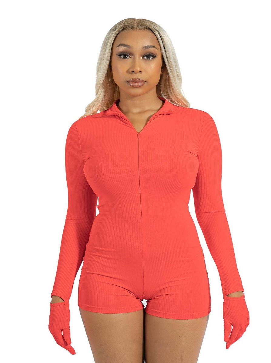 Bad Girl In Red One Piece Hair Queen La 2363