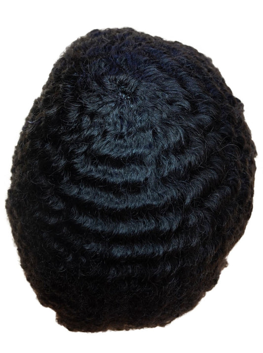 V-loop 6mm 100% Human Hair Men's Toupee