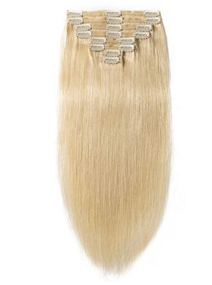 613/Blonde Straight Clip-In Extensions
